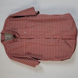 G. H. Bass & Co Men's Button-Down Short-Sleeved, Size Large